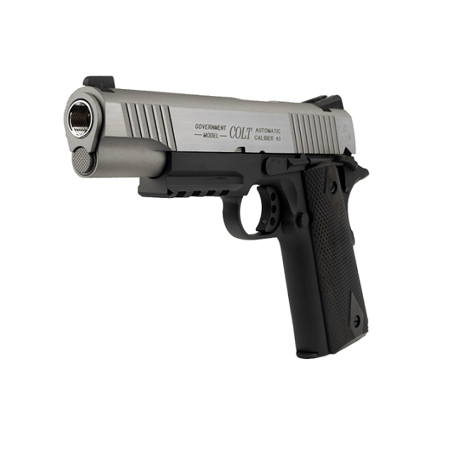 Cybergun Colt Rail Gun 1911 6mm RIF C02 Airsoft Pistol