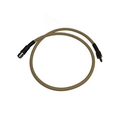 Balystik 8mm Tan Braided Delux 100cm Airsoft Air Line