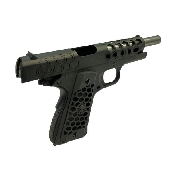 WE Europe 1911 Hex Cut 6mm RIF GBB Airsoft Pistol